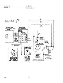 12 - Wiring Diagram parts for Frigidaire Air Conditioner FAS225M2A2 from AppliancePartsPros.com