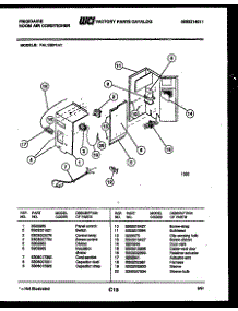 03 - Electrical Parts parts for Frigidaire Air Conditioner FAL106P1A1 from AppliancePartsPros.com