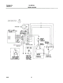 12 - Wiring Diagram parts for Frigidaire Air Conditioner FAL105K1A2 from AppliancePartsPros.com