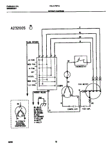 07 - Wiring Diagram parts for Frigidaire Air Conditioner FAL117W1A1 from AppliancePartsPros.com