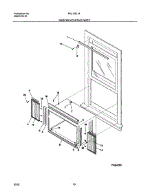 11 - Window Mounting Parts parts for Frigidaire Air Conditioner FAL129L1A2 from AppliancePartsPros.com