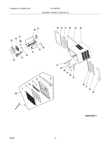 03 - Cabinet / Front / Controls parts for Frigidaire Air Conditioner FAS182P2A1 from AppliancePartsPros.com
