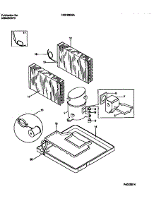 05 - Compressor parts for Frigidaire Air Conditioner FAS183S2A3 from AppliancePartsPros.com
