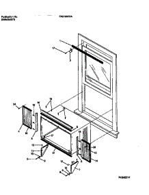 06 - Window Mounts parts for Frigidaire Air Conditioner FAS183S2A3 from AppliancePartsPros.com