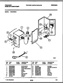 03 - Electrical Parts parts for Frigidaire Air Conditioner FAS183S2A1 from AppliancePartsPros.com
