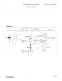 07 - Wiring Diagram parts for Frigidaire Air Conditioner FAS186P2A1 from AppliancePartsPros.com