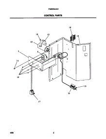 03 - Control Parts parts for Frigidaire Air Conditioner FAS224J2A1 from AppliancePartsPros.com