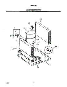05 - Compressor Parts parts for Frigidaire Air Conditioner FAS224J2A1 from AppliancePartsPros.com