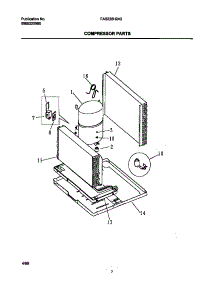 05 - Compressor Parts parts for Frigidaire Air Conditioner FAS226H2A2 from AppliancePartsPros.com