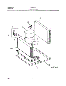 09 - System parts for Frigidaire Air Conditioner FAS295J2A2 from AppliancePartsPros.com