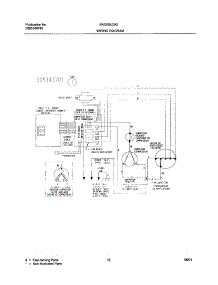 12 - Wiring Diagram parts for Frigidaire Air Conditioner FAS295J2A2 from AppliancePartsPros.com