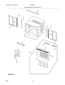 03 - Recommended Spare Parts parts for Frigidaire Air Conditioner FAX050P7A5 from AppliancePartsPros.com