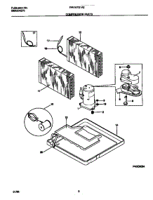 05 - Compressor Parts parts for Frigidaire Air Conditioner FAV157G1A2 from AppliancePartsPros.com