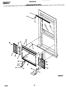 06 - Window Mounting Parts parts for Frigidaire Air Conditioner FAV157G1A2 from AppliancePartsPros.com