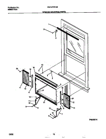 06 - Window Mounting Parts parts for Frigidaire Air Conditioner FAV157W1A2 from AppliancePartsPros.com