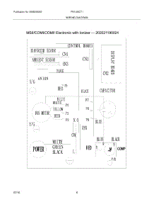 06 - Wiring Diagram parts for Frigidaire Air Conditioner FRA105CT11 from AppliancePartsPros.com