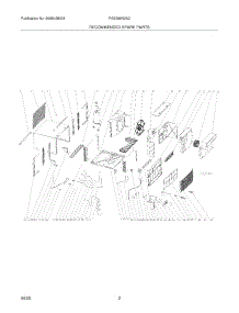 03 - Recommended Spare Parts parts for Frigidaire Air Conditioner FAS296N2A2 from AppliancePartsPros.com