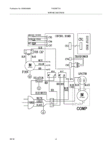 06 - Wiring Diagram parts for Frigidaire Air Conditioner FAS25ET2A1 from AppliancePartsPros.com
