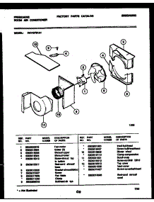 03 - Air Handling Parts parts for Frigidaire Air Conditioner FAV157S1A1 from AppliancePartsPros.com