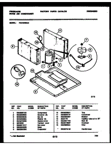 05 - System Parts parts for Frigidaire Air Conditioner FAV157S1A1 from AppliancePartsPros.com