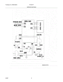 04 - Wiring Diagram parts for Frigidaire Air Conditioner FAX054P7A1 from AppliancePartsPros.com