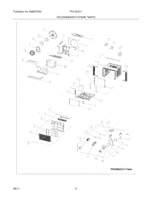03 - Recommended Spare Parts parts for Frigidaire Air Conditioner FRA104ZU110 from AppliancePartsPros.com