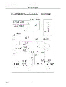 06 - Wiring Diagram parts for Frigidaire Air Conditioner FRA126CT112 from AppliancePartsPros.com