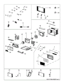 03 - Recommended Spare Parts parts for Frigidaire Air Conditioner FRA25EST20 from AppliancePartsPros.com