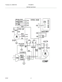 06 - Wiring Diagram parts for Frigidaire Air Conditioner FRA25EST20 from AppliancePartsPros.com