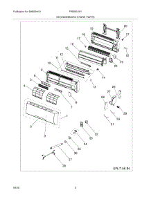 03 - Recommended Spare Parts parts for Frigidaire Air Conditioner FRS093LW10 from AppliancePartsPros.com