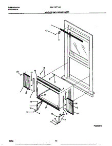 06 - Window Mounting Parts parts for Frigidaire Air Conditioner FEV157F1A1 from AppliancePartsPros.com