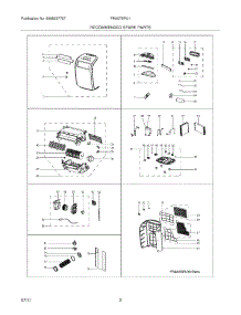 03 - Recommended Spare Parts parts for Frigidaire Air Conditioner FRA07EPU10 from AppliancePartsPros.com