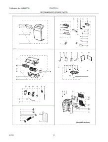 03 - Recommended Spare Parts parts for Frigidaire Air Conditioner FRA073PU11 from AppliancePartsPros.com