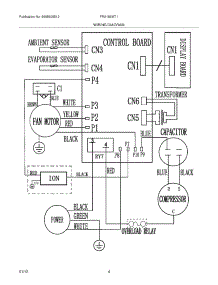 04 - Wiring Diagram parts for Frigidaire Air Conditioner FRA156MT110 from AppliancePartsPros.com