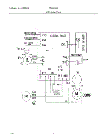 04 - Wiring Diagram parts for Frigidaire Air Conditioner FRA25ESU210 from AppliancePartsPros.com