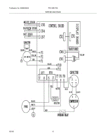 04 - Wiring Diagram parts for Frigidaire Air Conditioner FRA12EHT20 from AppliancePartsPros.com