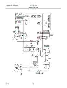 04 - Wiring Diagram parts for Frigidaire Air Conditioner FRA14EHT20 from AppliancePartsPros.com