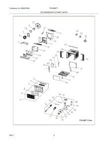 03 - Recommended Spare Parts parts for Frigidaire Air Conditioner FRA08EZT112 from AppliancePartsPros.com