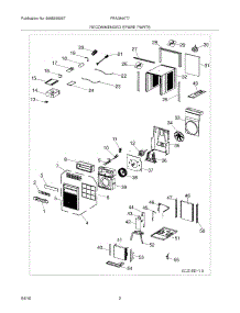 03 - Recommended Spare Parts parts for Frigidaire Air Conditioner FRA084KT70 from AppliancePartsPros.com