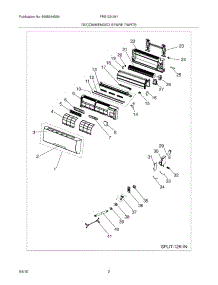 03 - Recommended Spare Parts parts for Frigidaire Air Conditioner FRS123LW10 from AppliancePartsPros.com