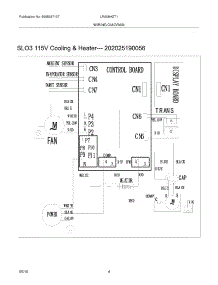 04 - Wiring Diagram parts for Frigidaire Air Conditioner LRA08HZT10 from AppliancePartsPros.com