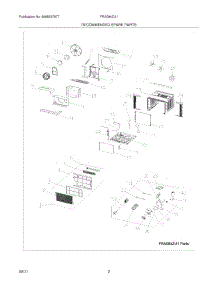 03 - Recommended Spare Parts parts for Frigidaire Air Conditioner FRA084ZU110 from AppliancePartsPros.com