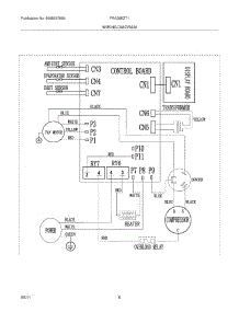 04 - Wiring Diagram parts for Frigidaire Air Conditioner FRA08EZT113 from AppliancePartsPros.com