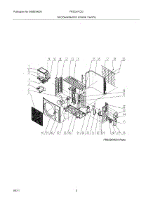 03 - Recommended Spare Parts parts for Frigidaire Air Conditioner FRS224YC20 from AppliancePartsPros.com