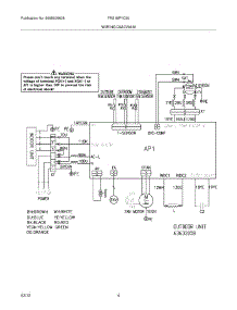 04 - Wiring Diagram parts for Frigidaire Air Conditioner FRS18PYC20 from AppliancePartsPros.com