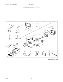 03 - Recommended Spare Parts parts for Frigidaire Air Conditioner FRA18EMU212 from AppliancePartsPros.com