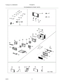 03 - Recommended Spare Parts parts for Frigidaire Air Conditioner FRA296ST20 from AppliancePartsPros.com