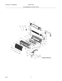 03 - Recommended Spare Parts parts for Frigidaire Air Conditioner FRS22PYW20 from AppliancePartsPros.com