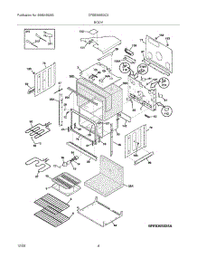 05 - Body parts for Frigidaire Oven CFEB30S5DC2 from AppliancePartsPros.com