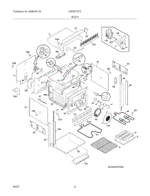 05 - Body parts for Frigidaire Oven CGEB27S7CS2 from AppliancePartsPros.com